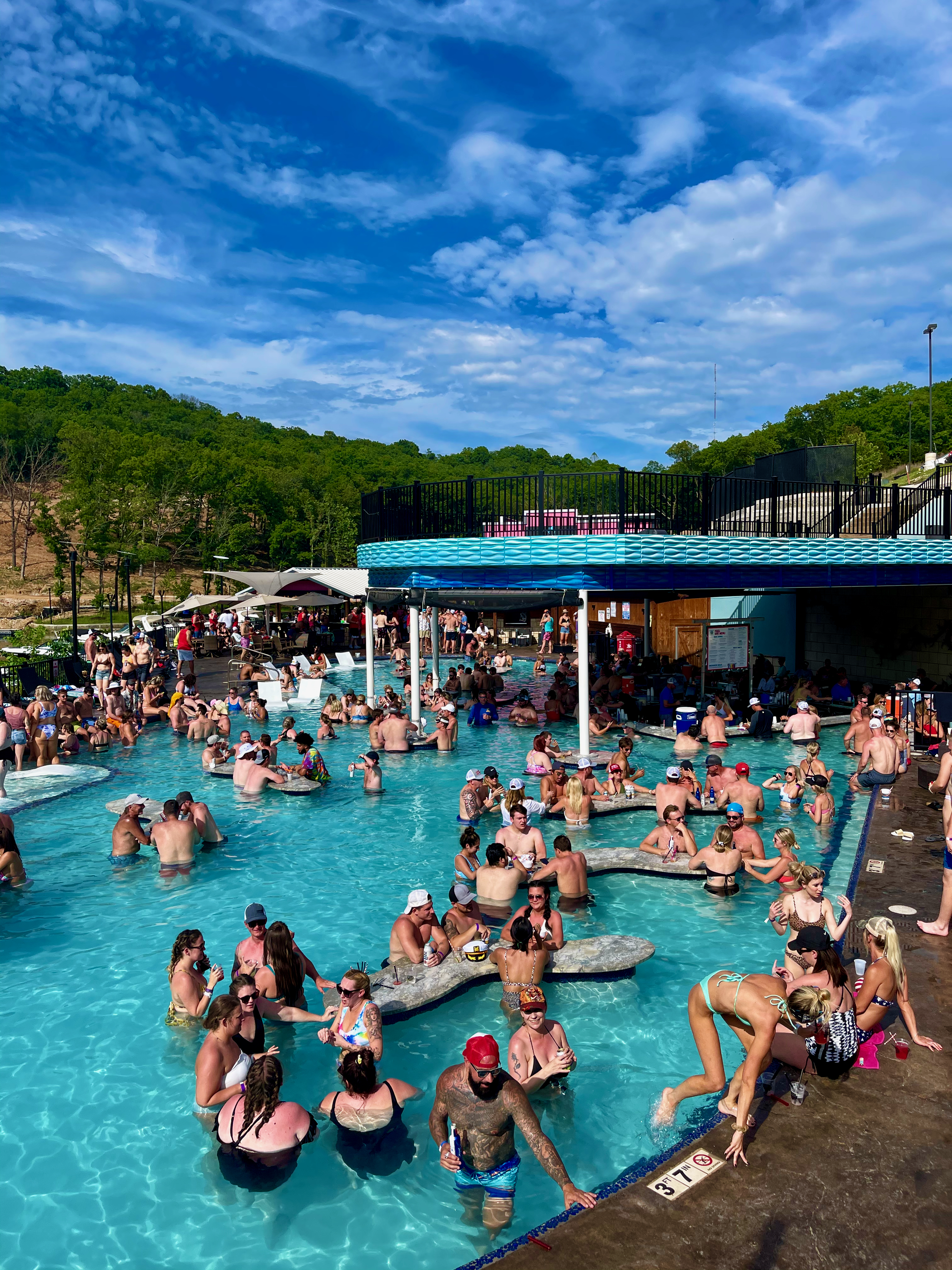 Pool party at Backwater Jack's on Lake of the Ozarks