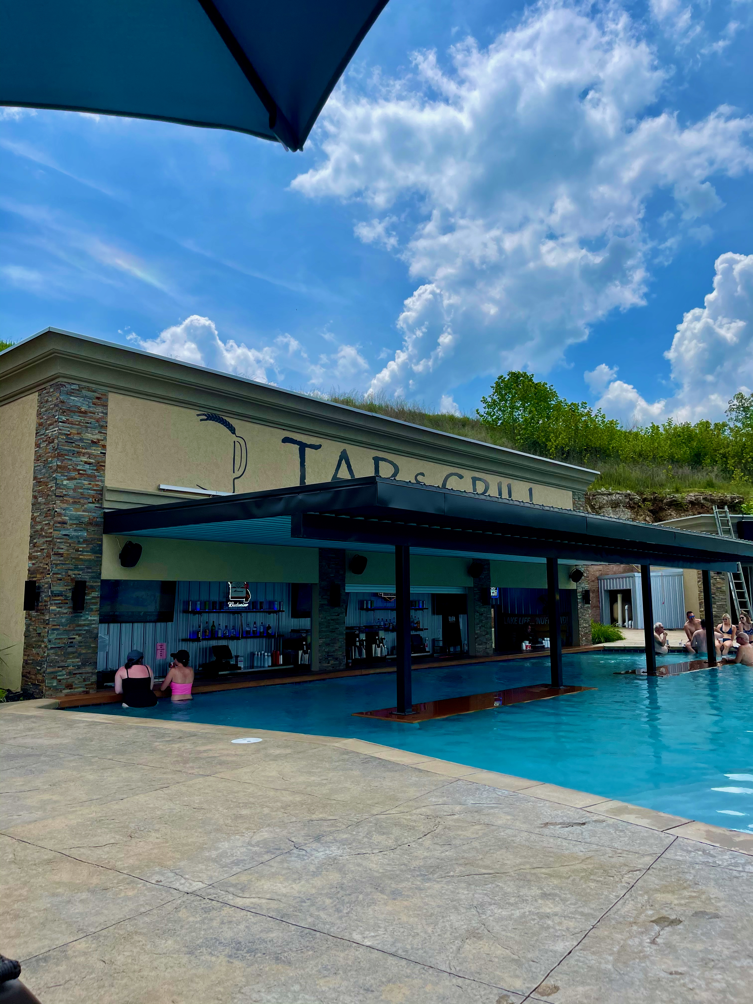 View of the Tap & Grill pool bar